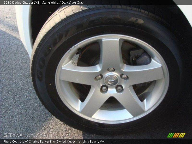 Stone White / Dark Slate Gray 2010 Dodge Charger SXT