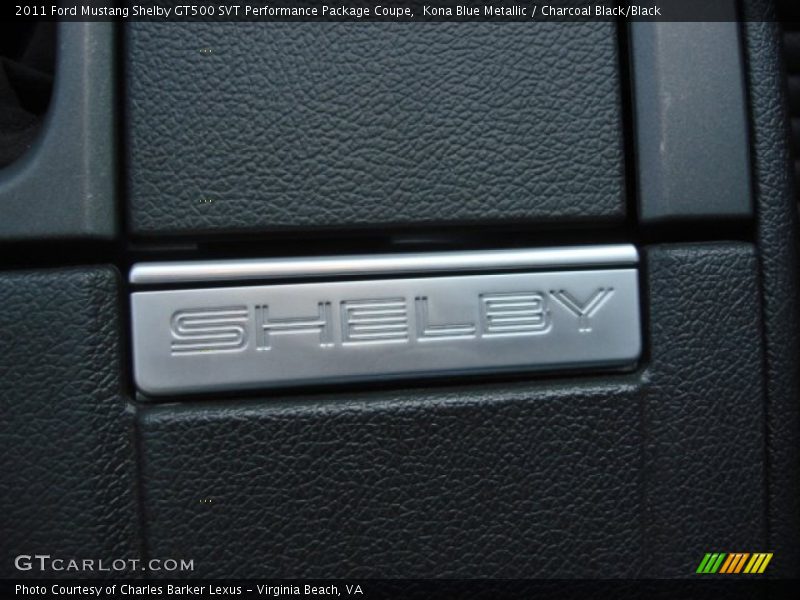 Kona Blue Metallic / Charcoal Black/Black 2011 Ford Mustang Shelby GT500 SVT Performance Package Coupe