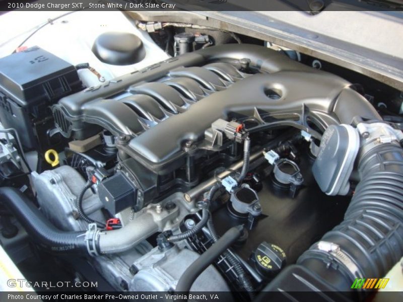 Stone White / Dark Slate Gray 2010 Dodge Charger SXT