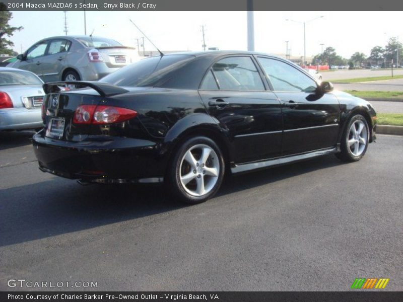 Onyx Black / Gray 2004 Mazda MAZDA6 s Sedan