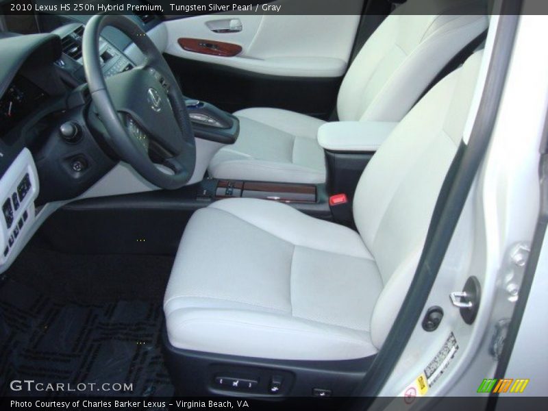Front Seat of 2010 HS 250h Hybrid Premium