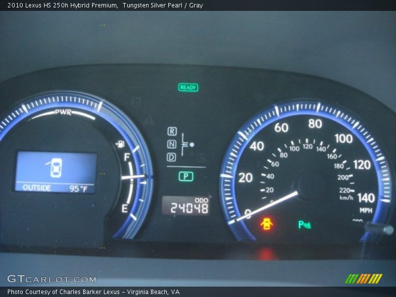  2010 HS 250h Hybrid Premium 250h Hybrid Premium Gauges