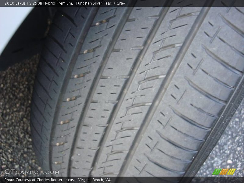 Tungsten Silver Pearl / Gray 2010 Lexus HS 250h Hybrid Premium