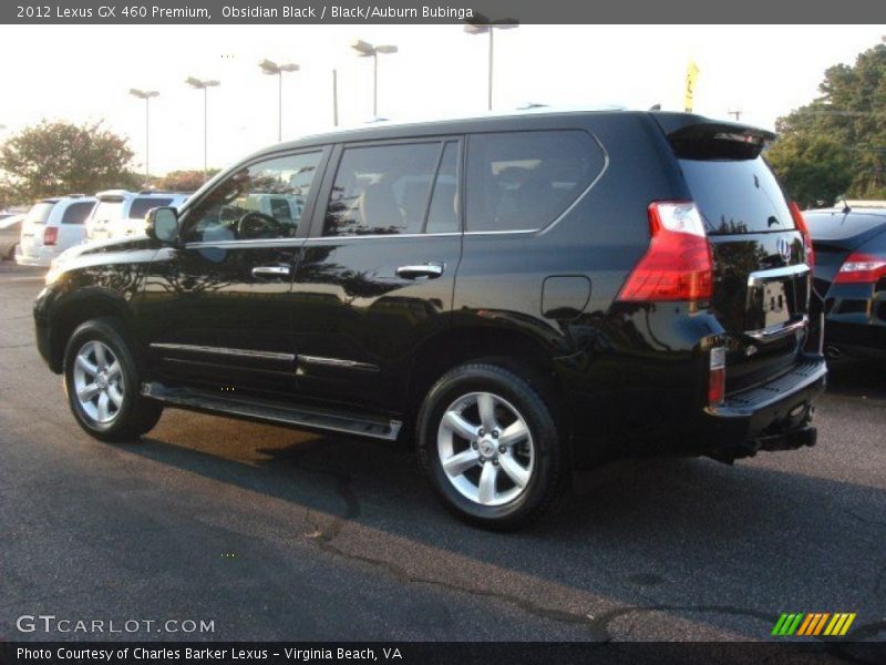 Obsidian Black / Black/Auburn Bubinga 2012 Lexus GX 460 Premium