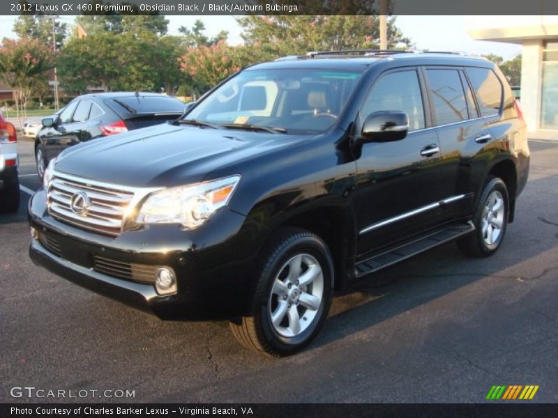 Obsidian Black / Black/Auburn Bubinga 2012 Lexus GX 460 Premium