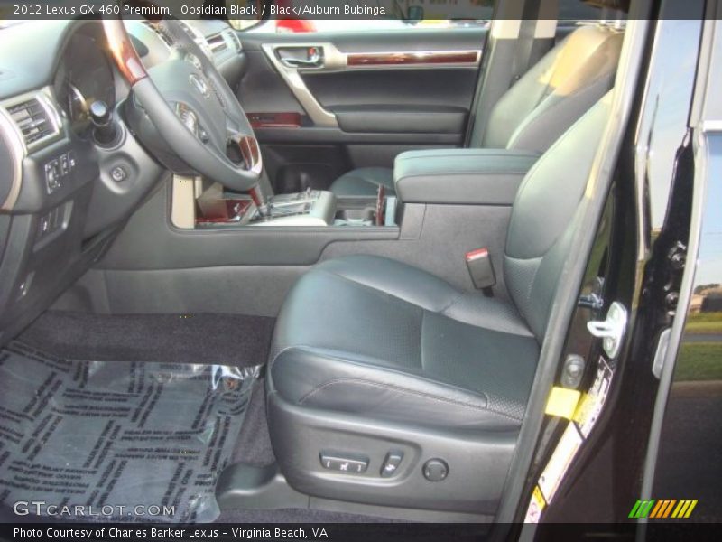 Obsidian Black / Black/Auburn Bubinga 2012 Lexus GX 460 Premium