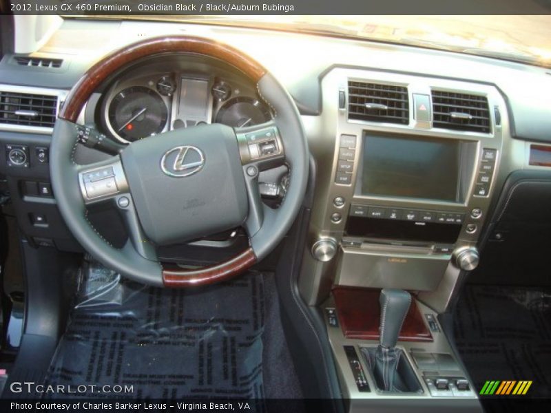 Obsidian Black / Black/Auburn Bubinga 2012 Lexus GX 460 Premium