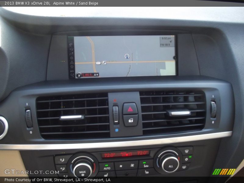 Alpine White / Sand Beige 2013 BMW X3 xDrive 28i