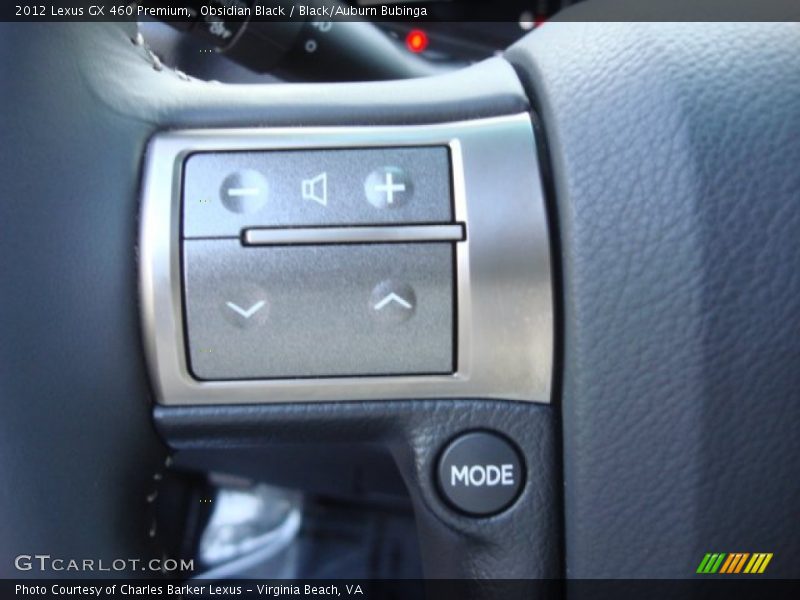 Obsidian Black / Black/Auburn Bubinga 2012 Lexus GX 460 Premium