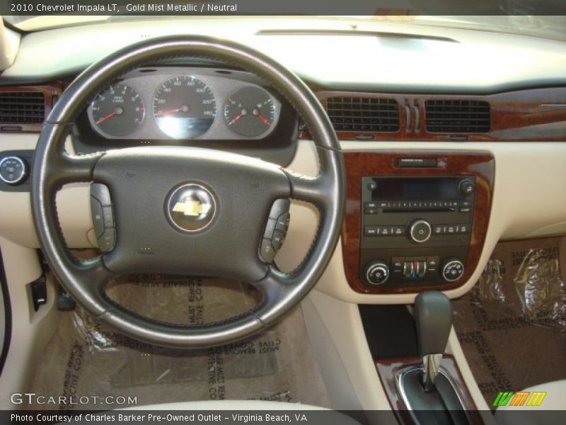 Gold Mist Metallic / Neutral 2010 Chevrolet Impala LT