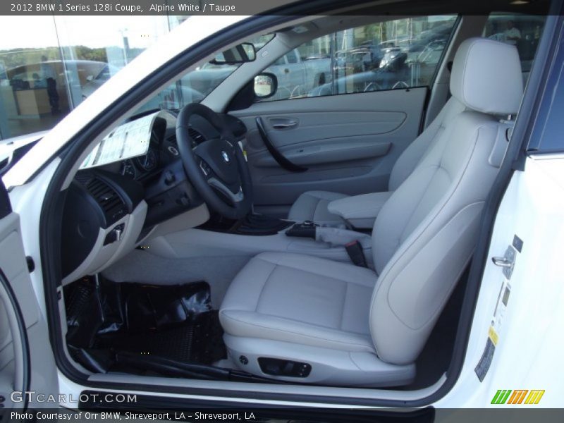 Front Seat of 2012 1 Series 128i Coupe