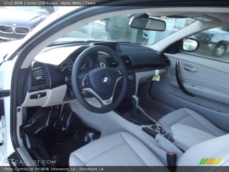 Taupe Interior - 2012 1 Series 128i Coupe 