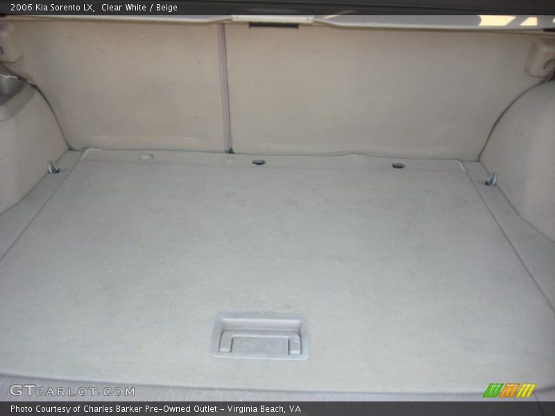 Clear White / Beige 2006 Kia Sorento LX