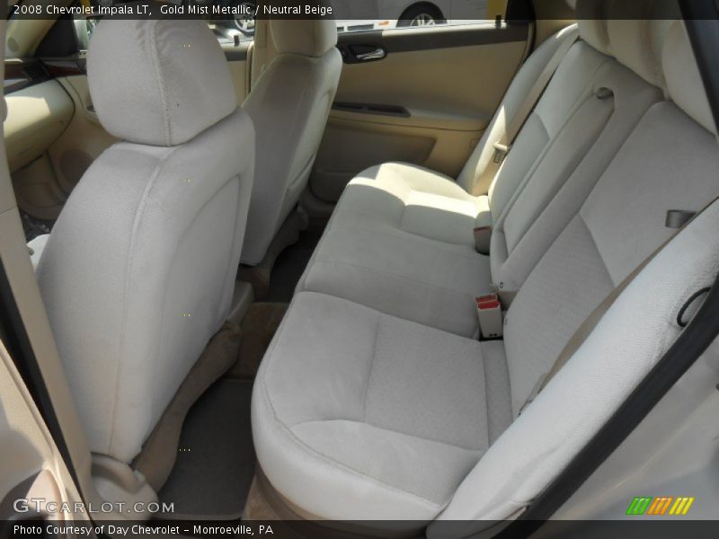 Gold Mist Metallic / Neutral Beige 2008 Chevrolet Impala LT