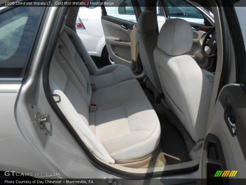 Gold Mist Metallic / Neutral Beige 2008 Chevrolet Impala LT