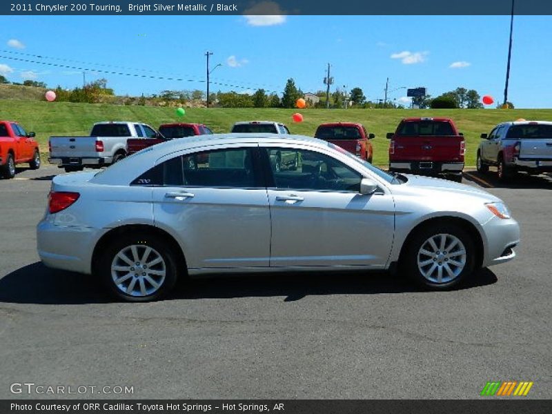 Bright Silver Metallic / Black 2011 Chrysler 200 Touring