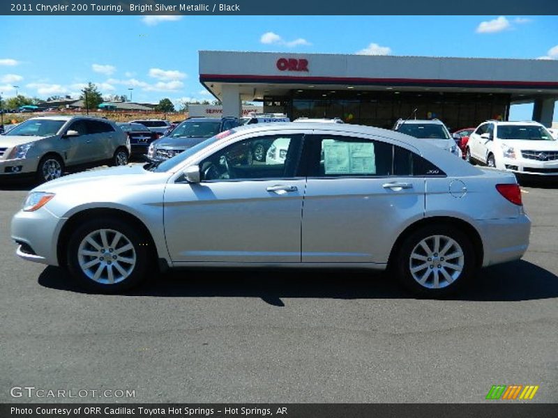Bright Silver Metallic / Black 2011 Chrysler 200 Touring