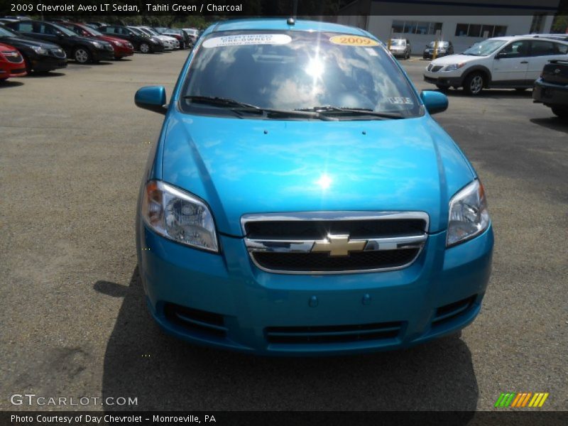 Tahiti Green / Charcoal 2009 Chevrolet Aveo LT Sedan