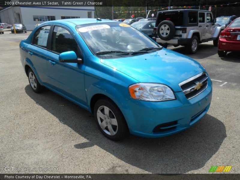 Tahiti Green / Charcoal 2009 Chevrolet Aveo LT Sedan