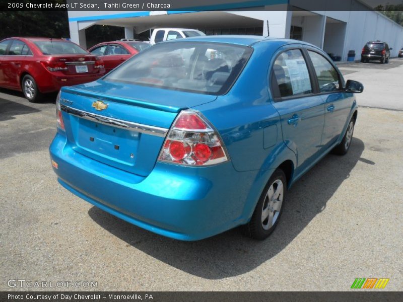 Tahiti Green / Charcoal 2009 Chevrolet Aveo LT Sedan