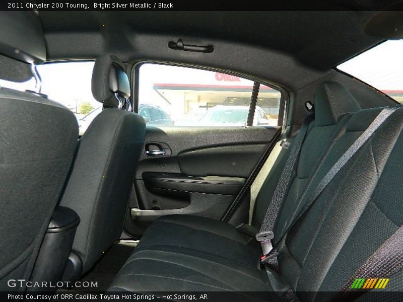 Bright Silver Metallic / Black 2011 Chrysler 200 Touring