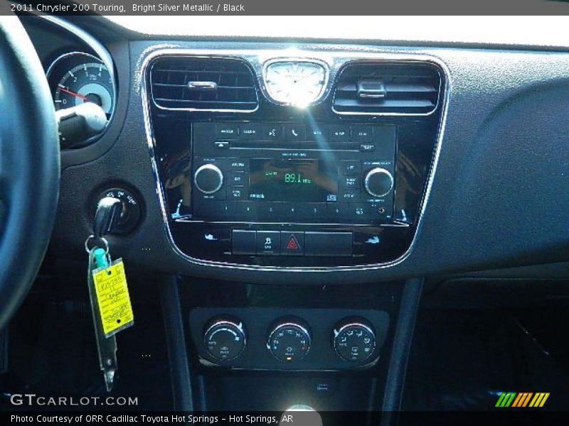 Bright Silver Metallic / Black 2011 Chrysler 200 Touring