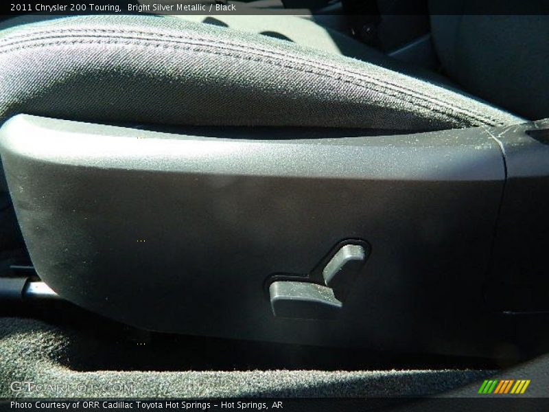Bright Silver Metallic / Black 2011 Chrysler 200 Touring