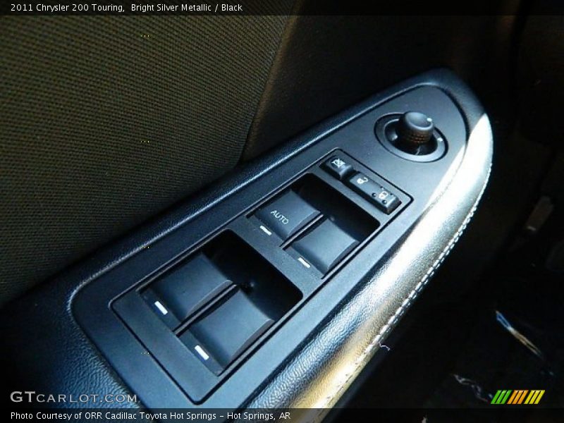 Bright Silver Metallic / Black 2011 Chrysler 200 Touring