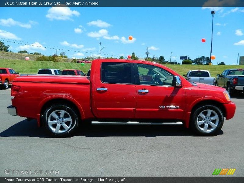  2010 Titan LE Crew Cab Red Alert