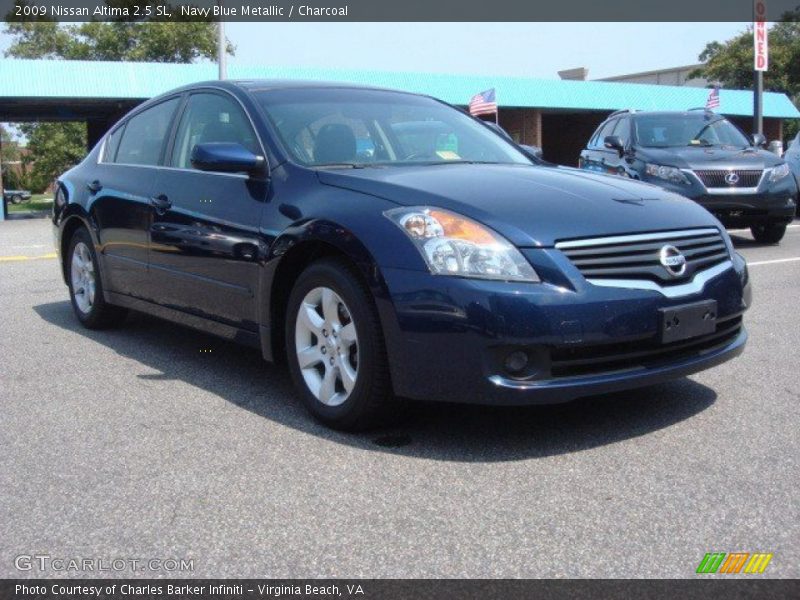 Navy Blue Metallic / Charcoal 2009 Nissan Altima 2.5 SL