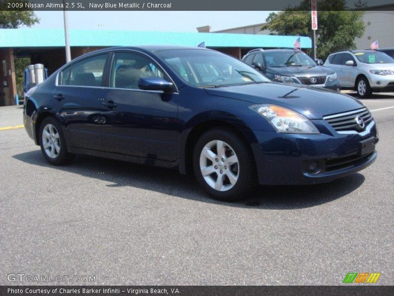 Navy Blue Metallic / Charcoal 2009 Nissan Altima 2.5 SL