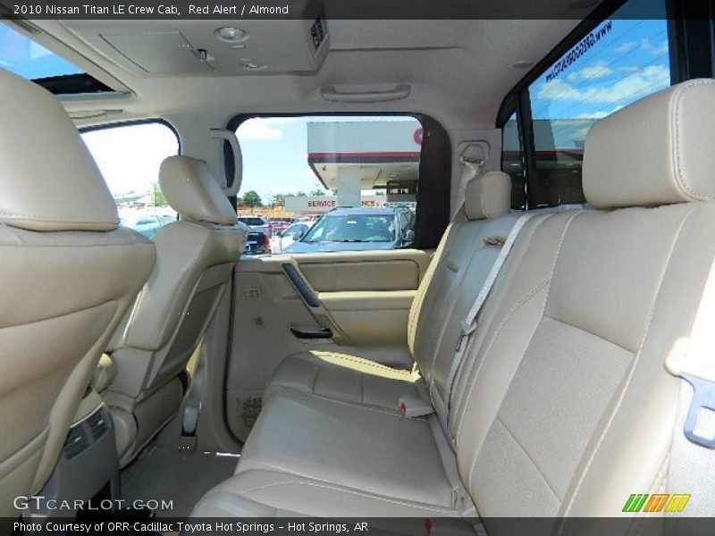 Rear Seat of 2010 Titan LE Crew Cab