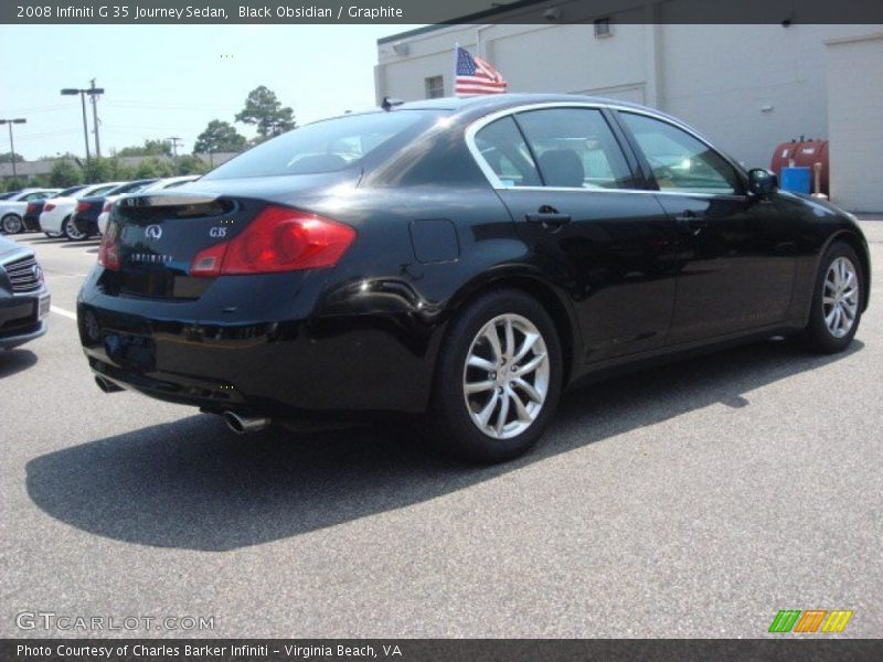 Black Obsidian / Graphite 2008 Infiniti G 35 Journey Sedan