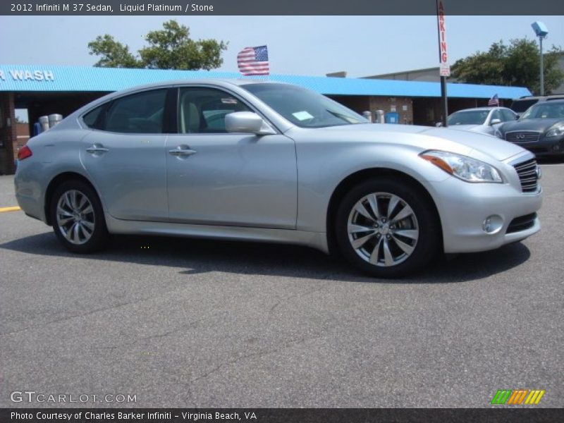 Liquid Platinum / Stone 2012 Infiniti M 37 Sedan