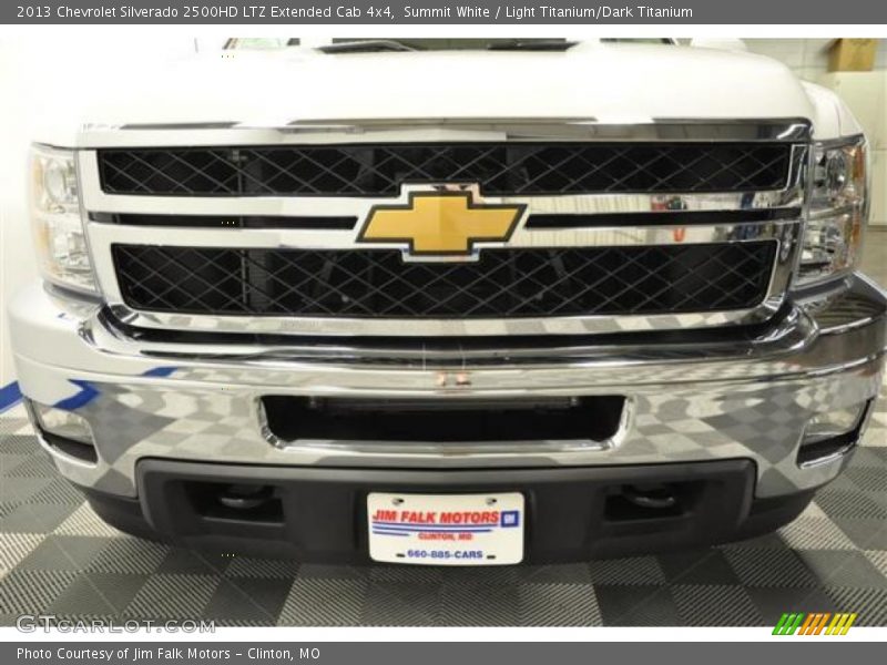 Summit White / Light Titanium/Dark Titanium 2013 Chevrolet Silverado 2500HD LTZ Extended Cab 4x4