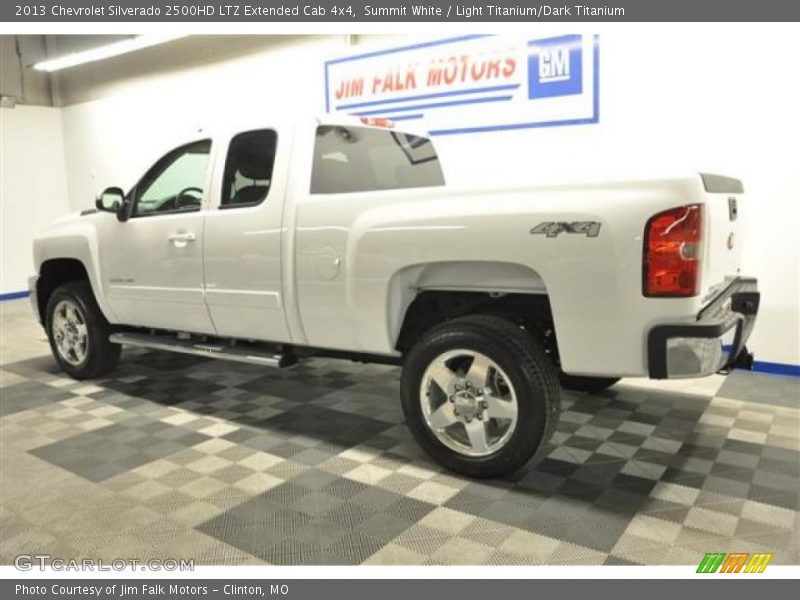 Summit White / Light Titanium/Dark Titanium 2013 Chevrolet Silverado 2500HD LTZ Extended Cab 4x4