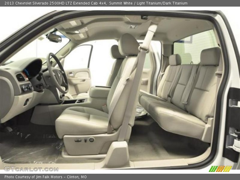 Summit White / Light Titanium/Dark Titanium 2013 Chevrolet Silverado 2500HD LTZ Extended Cab 4x4