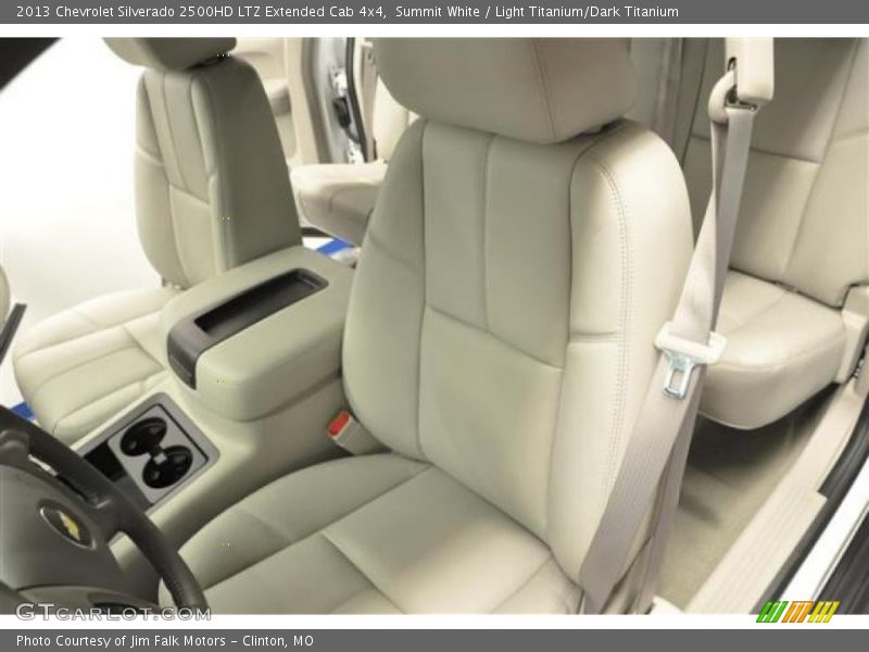 Summit White / Light Titanium/Dark Titanium 2013 Chevrolet Silverado 2500HD LTZ Extended Cab 4x4