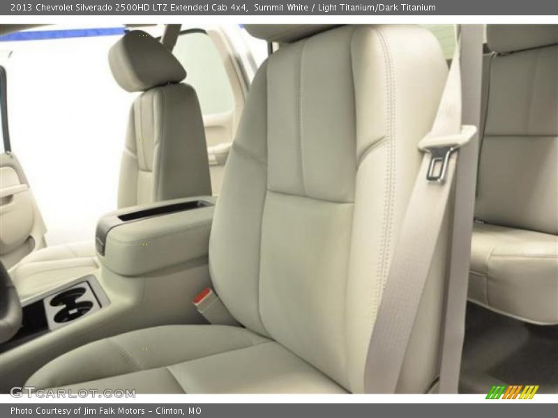 Summit White / Light Titanium/Dark Titanium 2013 Chevrolet Silverado 2500HD LTZ Extended Cab 4x4