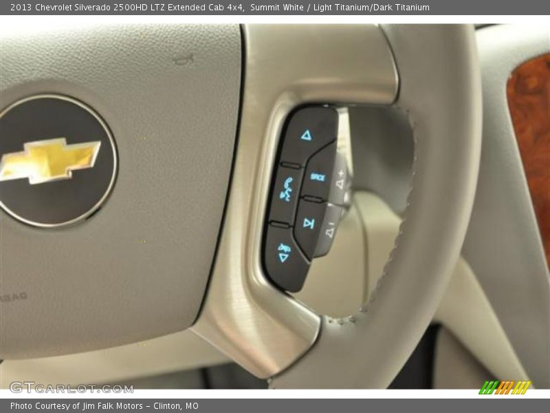 Summit White / Light Titanium/Dark Titanium 2013 Chevrolet Silverado 2500HD LTZ Extended Cab 4x4