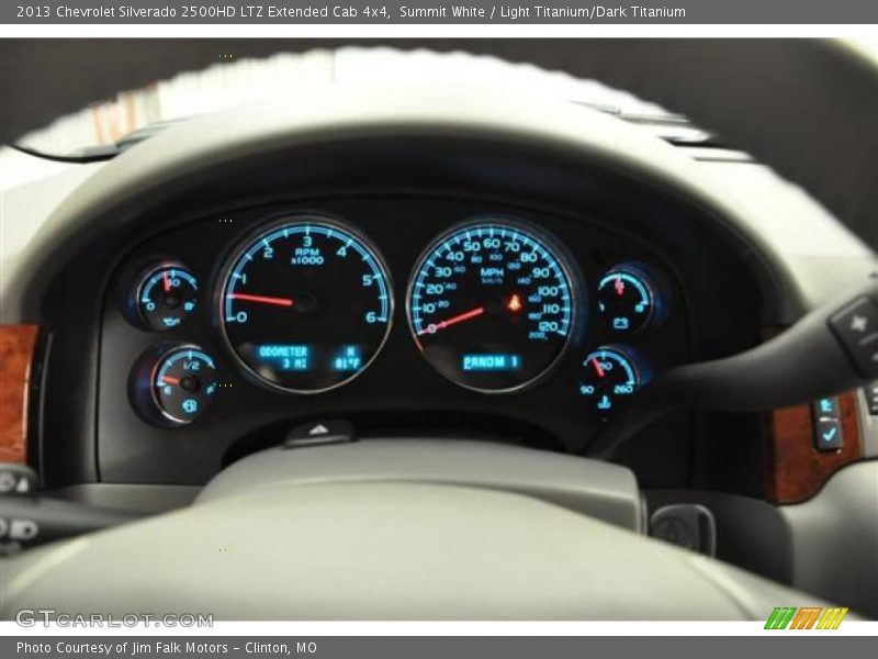 Summit White / Light Titanium/Dark Titanium 2013 Chevrolet Silverado 2500HD LTZ Extended Cab 4x4