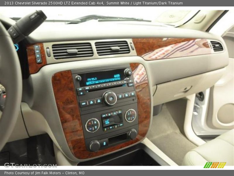 Summit White / Light Titanium/Dark Titanium 2013 Chevrolet Silverado 2500HD LTZ Extended Cab 4x4