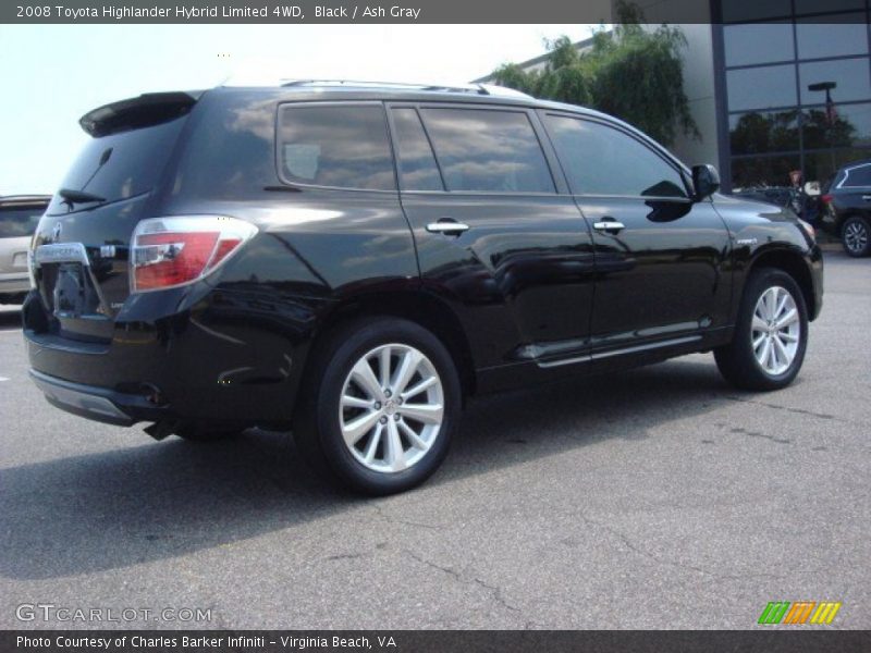 Black / Ash Gray 2008 Toyota Highlander Hybrid Limited 4WD