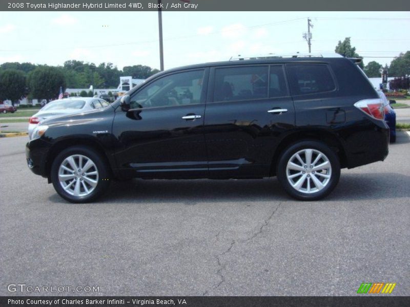 Black / Ash Gray 2008 Toyota Highlander Hybrid Limited 4WD