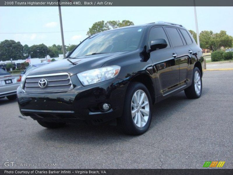 Black / Ash Gray 2008 Toyota Highlander Hybrid Limited 4WD