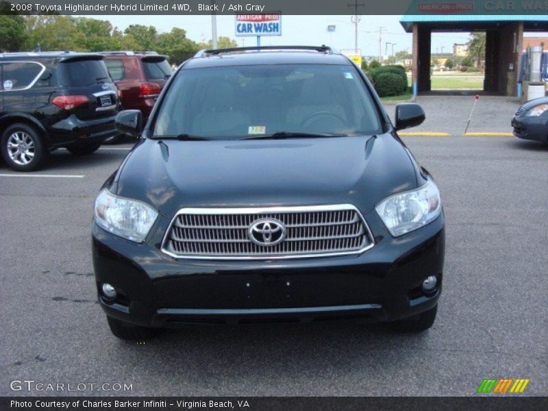 Black / Ash Gray 2008 Toyota Highlander Hybrid Limited 4WD