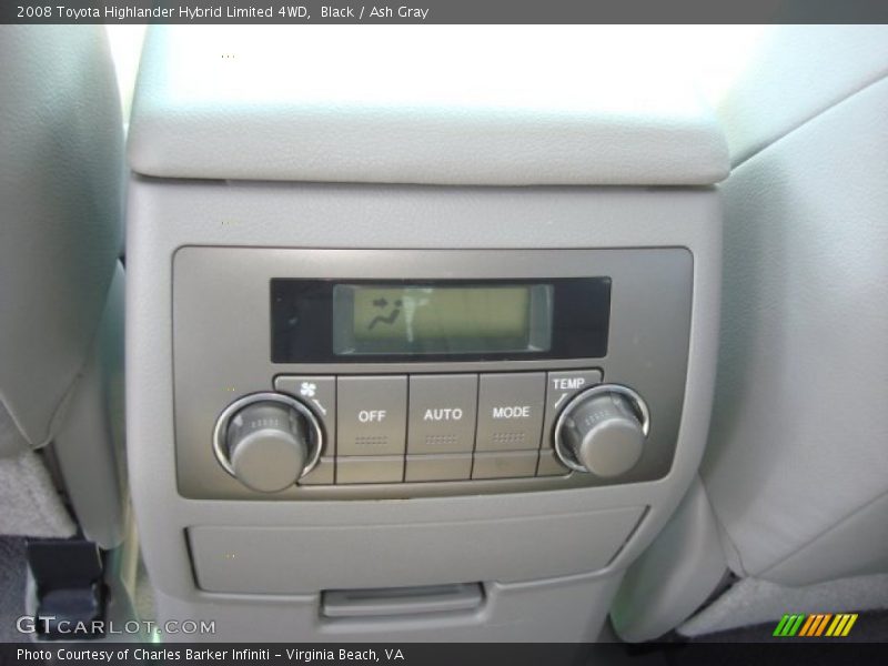 Black / Ash Gray 2008 Toyota Highlander Hybrid Limited 4WD