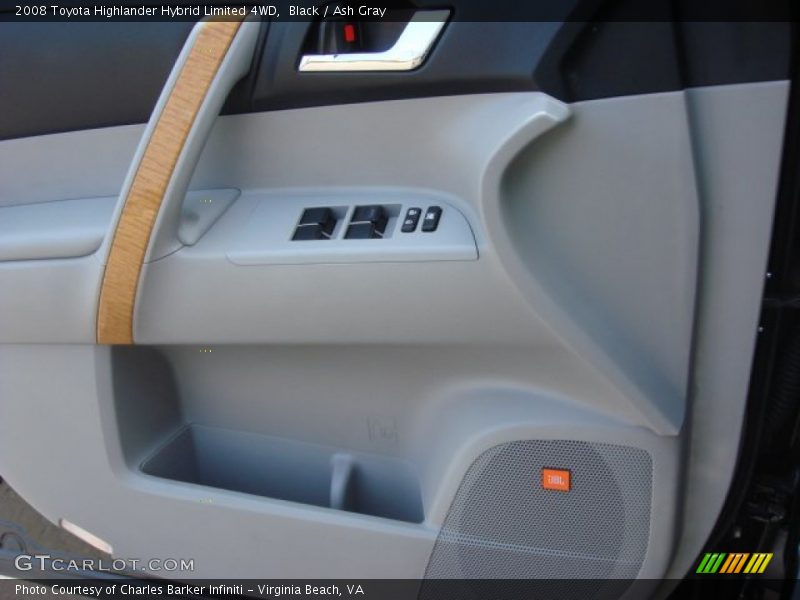Black / Ash Gray 2008 Toyota Highlander Hybrid Limited 4WD