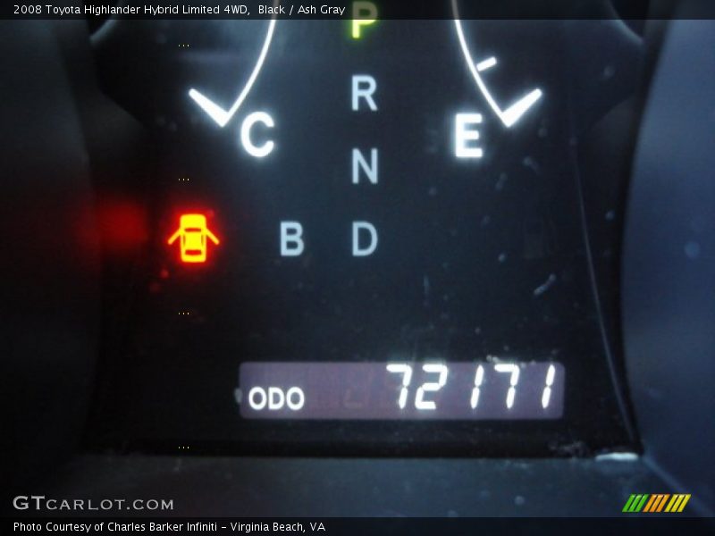 Black / Ash Gray 2008 Toyota Highlander Hybrid Limited 4WD