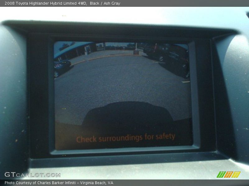 Black / Ash Gray 2008 Toyota Highlander Hybrid Limited 4WD